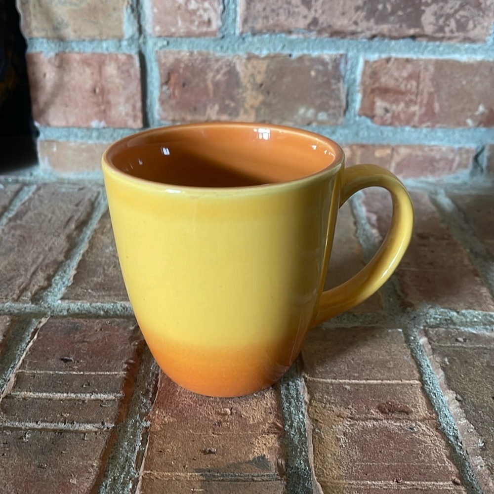 Bobby Flay Orange Ombre Stoneware Mug